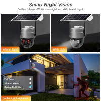 Cámara de Vigilancia Alimentada por Energía Solar Detección de Movimiento PIR Monitoreo Inalámbrico - details 9