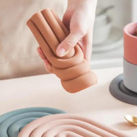 Mantel de Mesa de Silicona Arcoiris Soporte Resistente al Calor para Ollas Calientes - details 4