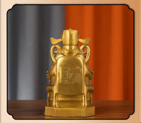Adorno de cobre, estatua de Buda de la riqueza de cobre puro para uso doméstico, que ofrece literatura, Dios de la riqueza, en comparación con la deidad - details 5