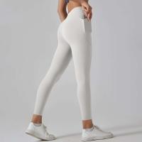 Hmidou-mallas de gimnasio con bolsillos para mujer, pantalones de Yoga, Fitness, cintura alta, Control de barriga, correr, entrenamiento - details 2