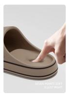 Feslishoet Zapatillas de Playa para Hombres y Mujeres Suela Gruesa, Antideslizante, Color Sólido, Estilo de Verano para Parejas - details 7