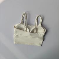 Sujetador deportivo integrado con tirantes, sujetador estilo chaleco de belleza que absorbe los golpes para mujer, traje de yoga para correr y Pilates - details 4