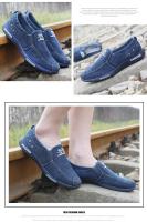 Nuevos Zapatos Vaqueros de Lona para Hombre Mocasines sin Cordones para Conducir al Aire Libre, Moda Vintage - details 3