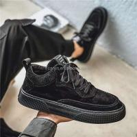 Nuevas chaquetas baratas al por mayor para hombre, zapatos de gamuza sintética, diseño de moda hecho en China, zapatillas planas 39-44, precio bajo, OEM de fábrica - details 2