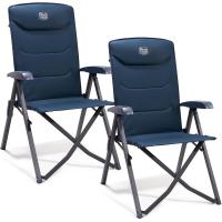 Jardín Plegable Portátil de Alta Resistencia Respaldo Alto Silla Reclinable de 4 Posiciones para - details 2