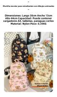 Bolsa escolar para niñas, linda mochila de dibujos animados para estudiantes de secundaria ins Mochila ligera de gran capacidad japonesa regalo - details 0