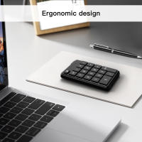 Mini Teclado Númerico Inalámbrico Compatible con Bluetooth 27 Teclas con Botones de Función para PC y Suministros de Contabilidad - details 3