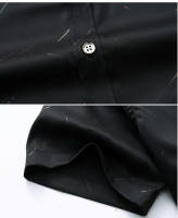 Camisas de Negocios Casuales para Hombres Estampado Elegante, Elástico, Sin Hierro, Ropa de Oficina Formal, Talla Grande, Moda de Trabajo - details 18