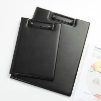 Portapapeles plegable A4 A5, color negro, con hebilla de Clip, carpeta de archivos para conferencias, almohadilla de escritura de cuero PU ultrasuave, suministros de oficina, 1 Uds. - details 13
