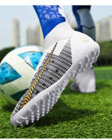 Zapatos de fútbol de alta calidad para hombres, botas de fútbol de tobillo alto para niños, zapatillas de entrenamiento de hierba antideslizantes para exteriores, TF/AG - details 20