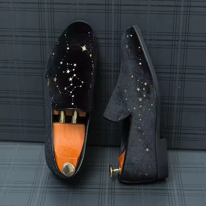 Idea de nuevo producto 2024, vestido de cuero genuino de estilo italiano para hombre, zapatos casuales populares para fiesta de boda y espectáculo - 1