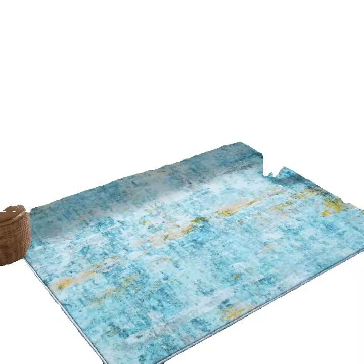 Alfombra Bohemia Abstracta Antideslizante Lavable 3x5m Ideal para Entrada, Dormitorio, Cocina, Clase, Baño, Oficina, Dormitorio Universitario (Tonos Marrón y Oro) - 1
