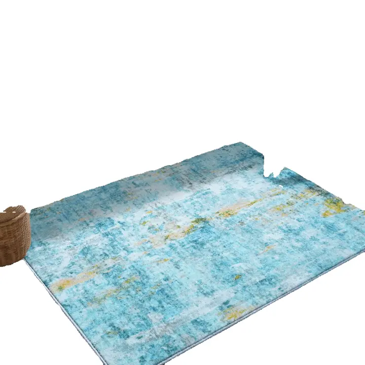 Alfombra Bohemia Abstracta Antideslizante Lavable 3x5m Ideal para Entrada, Dormitorio, Cocina, Clase, Baño, Oficina, Dormitorio Universitario (Tonos Marrón y Oro) - 1
