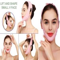 Correa de estiramiento facial para mujer, cinta estable, reductor de papada transpirable, venta de escultura facial de belleza - details 0