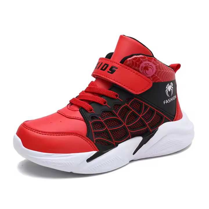Zapatillas de deporte de Spider para niños, zapatos de tenis transpirables informales, cómodos, antideslizantes, de baloncesto, de alta calidad, nuevo estilo - 1