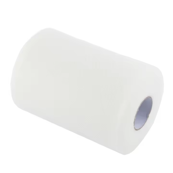 Rollo de tul para decoración de boda, tela para costura, Beige, 100 yardas, 15cm - 1