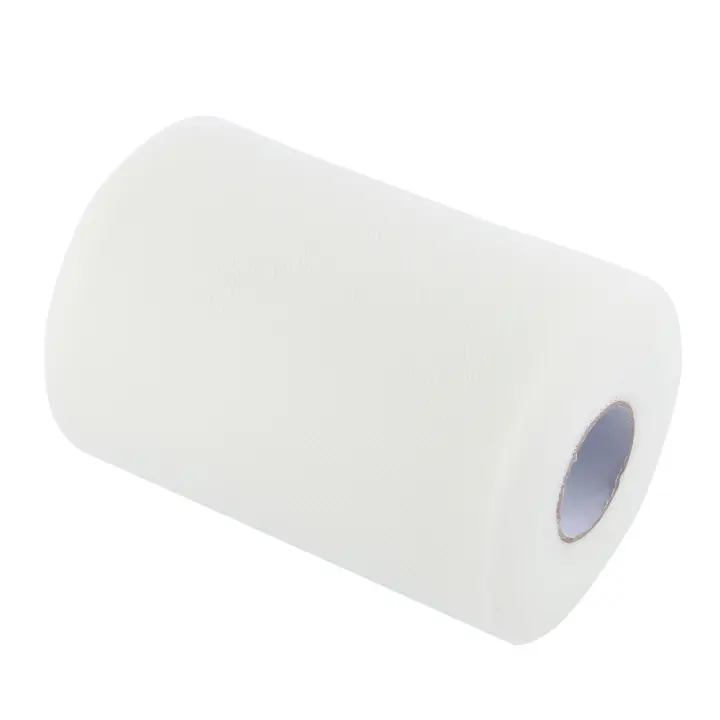 Rollo de tul para decoración de boda, tela para costura, Beige, 100 yardas, 15cm - 1