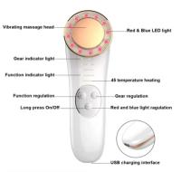 Máquina Facial portátil de alta frecuencia, masajeador de belleza 7 en 1 para limpieza de la piel, cuello y ojos - details 5