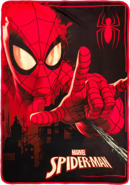 Manta de franela suave de Marvel Universe Spidey para sofá, cama, dormitorio, regalo para niños y adultos - 1