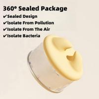 Juego de suministros reutilizables para mascotas, cubierta de sellado para evitar manos sucias, cuchara para alimentar a gatos, fácil de almacenar, envuelto en 360 grados - details 1