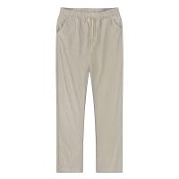 Pantalones De Lino Y Algodón Para Hombre Transpirables De Color Sólido Estilo Casual Para Otoño Ajuste Regular Cierre Elástico - details 26