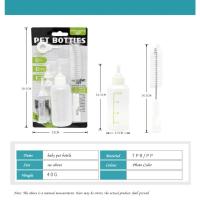 Juego de biberones para alimentación de perros y gatos, alimentador de leche y agua, cepillo de limpieza para recién nacidos, DC05, 1set - details 0