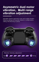 Controlador de juego inalámbrico Bluetooth, Sensor de movimiento de 6 ejes, soporte Turbo programable, Joystick Hall para Switch Steam PS3 PS4 PC - details 5