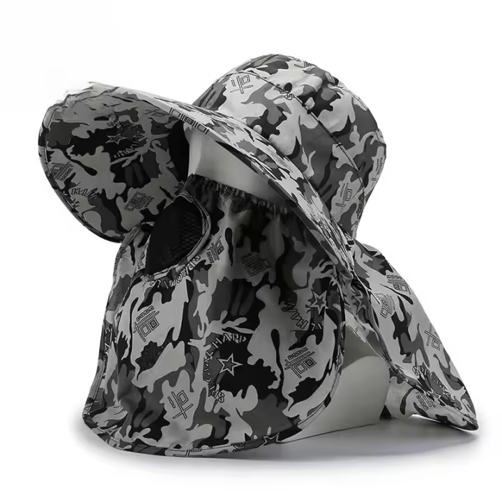 Gorra de Trabajo de Granja Nueva 2022 Gorra Protectora Solar para Hombres con Visera Extraíble - 1