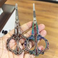 Tijeras de Manicura Profesionales de Acero Inoxidable Vintage Herramienta de Cuidado de Uñas para Precisión de Belleza Corte de Pelo Facial y Pestañas - details 1