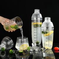 Coctelera de plástico para el hogar, utensilios de bar, taza mezcladora de vino, 1 piezas, 300ml/500ml/700ml/1000ml - details 0