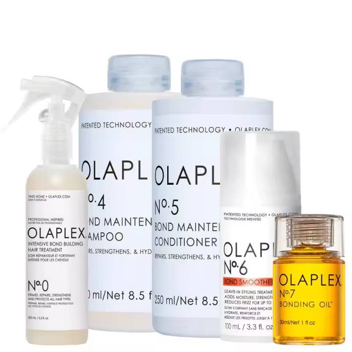 Juego Olaplex para Reparar y Fortalecer el Cabello 155ml N0, 250ml N4, 250ml N5, 100ml N6, 30ml N7 - 1