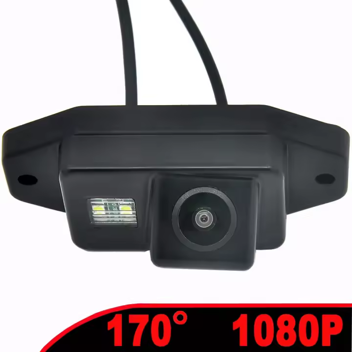Cámara de Vista Trasera HD 1080P Auto Wayfeng WF Cámara de Afilado para Toyota Land Cruiser 120 Series Prado 2700 4000 Cableado Resolución de Captura de Video Integrada - 1