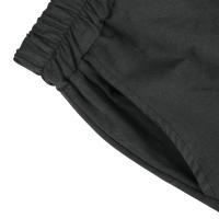 Pantalones Cortos de Lino y Algodón para Mujer Color Sólido, Cintura Suelta, Bolsillo, Botón, Moda Casual - details 29
