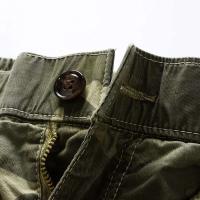 Pantalones cortos casuales de algodón de verano con múltiples bolsillos para hombre, pantalones cortos para correr transpirables para hombre - details 8