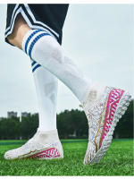 Botas de fútbol de alta calidad para hombre, zapatos de fútbol, tacos TF/FG para niños, zapatillas de fútbol resistentes al desgaste, zapatos de entrenamiento de Futsal al aire libre - details 24