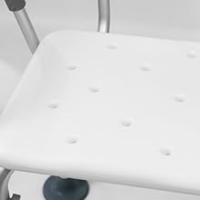 Silla Ducha Reposabrazos Baño Antideslizante Altura Regulable Taburete Respaldo Personas Mayores