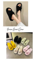 Fondo de Zapatillas de Algodón Suave y Cómodo Tamaño Grande, Cruzado Plano, Estilo Mariposa, Fondo Grueso Pegajoso - details 12