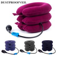Retractor de vértebra inflable de aire de 3 capas, almohada de cuello en U, soporte para el cuello, tratamiento del Tractor, tracción del dolor de cabeza Cervical - details 6