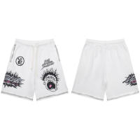 Pantalones cortos deportivos de secado rápido con logo de la tendencia de moda superior de 2025, pantalones casuales de playa de cinco piezas para parejas de verano - details 12