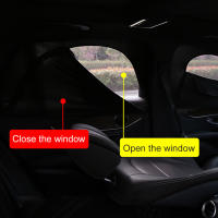Cubierta de Sol para Ventana Delantera y Trasera de Coche Nueva Protección UV de Doble Capa con Cierre de Cremallera Lining Anti-Mosquito para Ventana Lateral - details 7
