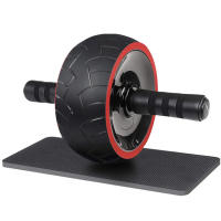 Rueda de rodillo abdominal, equipo de entrenamiento abdominal para entrenamiento de fuerza abdominal y central difícil, equipo de gimnasio en casa, rueda de ejercicio para hombres y mujeres - details 0