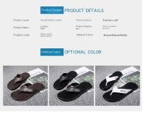 Novedad de verano, chanclas de PVC a la moda, zapatillas juveniles antideslizantes de Color sólido con Clip para la playa con punta abierta, zapatillas para hombre - details 2