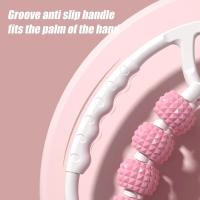 Rodillo masajeador redondo para cintura, anillo para músculos abdominales, Clip para pierna, tubo de estufa para limpiar los meridianos, herramientas portátiles de masaje para celulitis - details 24