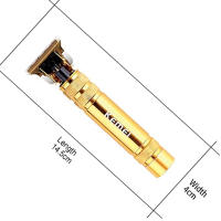 Kemei-cortadora de pelo profesional T9 para hombre, cortadora de pelo eléctrica con borde de Metal recargable, con acabado de barba y delineado, encendedor - details 4