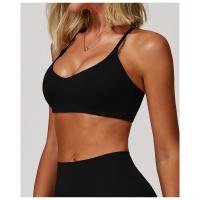 Y Back Sujetador deportivo para mujer Sensación desnuda Sujetador transpirable y a prueba de golpes Sujetador de yoga elástico y resistente al sudor para entrenamientos al aire libre - details 1