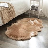 Alfombra de Lana Suave para Dormitorio Sala de Estar Alfombra para Coche Sofá Silla Cojín Lavable Alfombra de Piso para Dormitorio - details 14