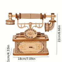 Rompecabezas de Madera 3D Retro Juego de Teléfono con Talla Intricada Ideal para Pensamiento Creativo Certificado CE - details 10
