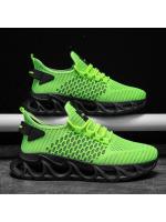 2025 nuevos zapatos casuales de talla grande 46 para hombres, zapatos deportivos de malla casuales para adolescentes europeos y americanos, zapatos para correr de moda para hombres. - details 1