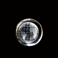 Esfera de Cristal de la Tierra, Bola de Vidrio Tallada a Mano para Decoración del Hogar y Oficina, Adorno Creativo de Escritorio para Sala de Estar, Uso Versátil en Interior/Exterior, Decoración Estética de la Habitación - details 4
