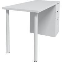 Ordenador Reversible con 2 Cajones y 1 Puerta, Mesa Despacho, Modelo Athena Medidas: 138 cm (Ancho) x 60 cm (Fondo) x 74 cm (Alto) - details 1